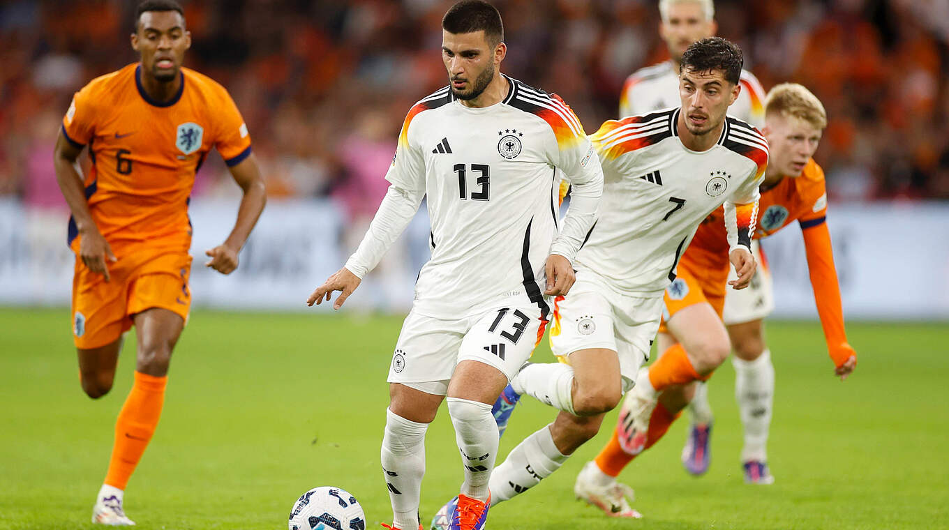 Deniz Undav scored his first goal for Germany. © IMAGO