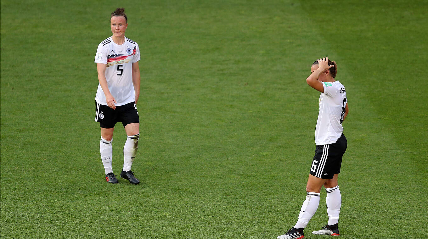 Enttäuschung nach dem Viertelfinalaus gegen Schweden bei der WM 2019 © Getty Images