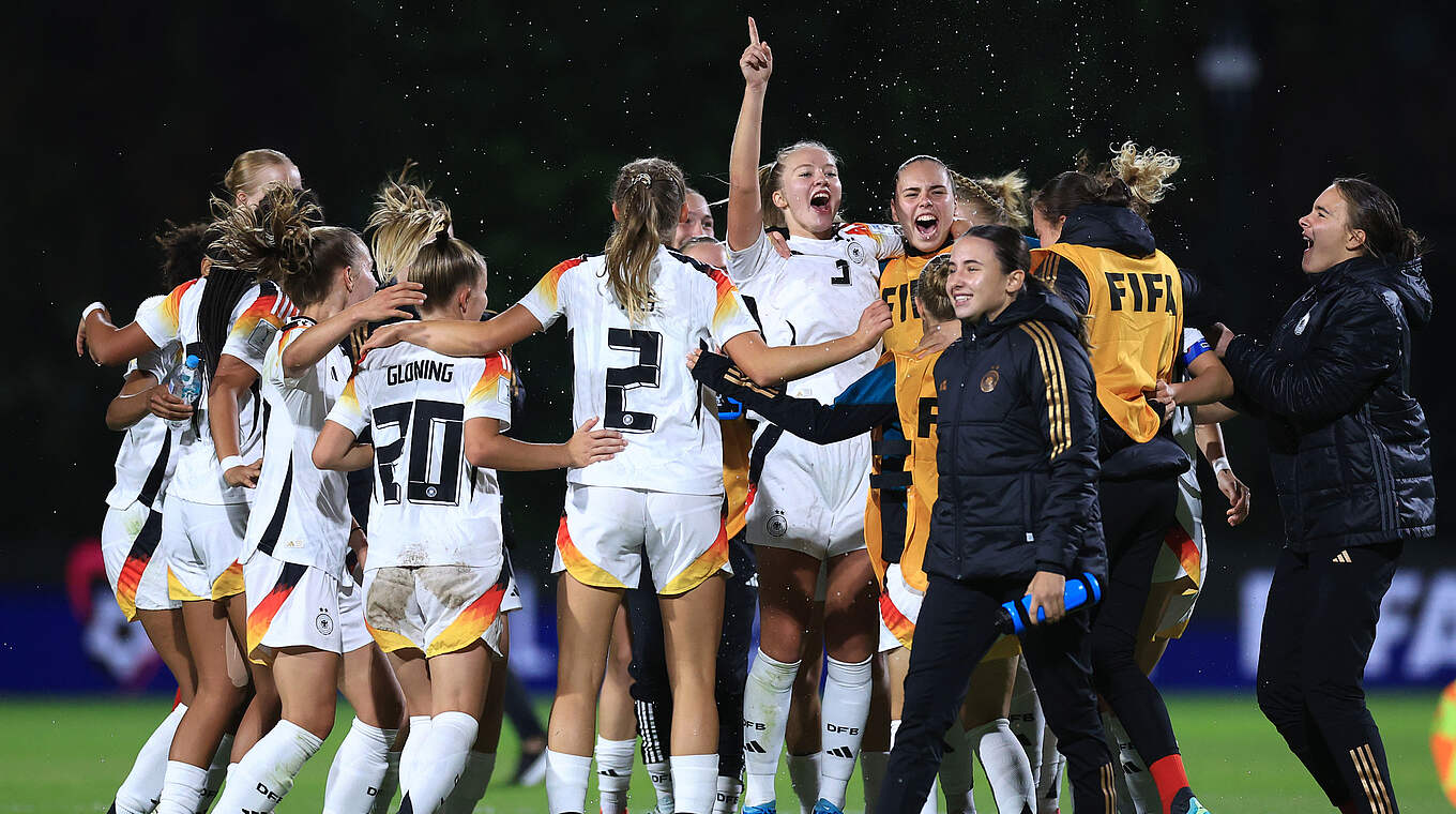 Noch drei Schritte bis zum WM-Titel: Die U 20 trifft im Viertelfinale auf die USA © FIFA/Getty Images