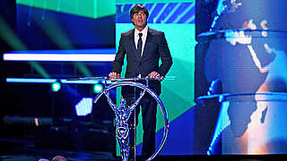 Löw honoured rugby world champions New Zealand at the Laureus Awards in Berlin © 2016 Getty Images