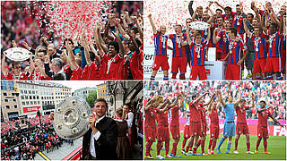 Aller guten Dinge sind vier: Bayern peilt nach Meisterfeiern 2013, 2014, 2015 Rekord an © Getty Images