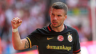 Steht im Pokalfinale: Lukas Podolski mit Galatasaray © imago/Seskim Photo