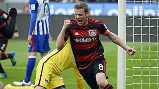 Lars Bender grabbed the second © This content is subject to copyright.