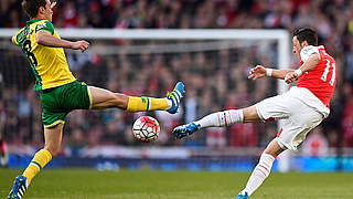 Gegen Norwich: 1:0 für Arsenal und Mesut Özil © 2016 Getty Images