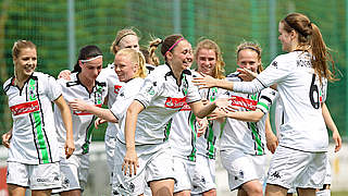Von der Regionalliga in die Bundesliga: die Frauen von Borussia Mönchengladbach © Jan Kuppert