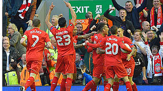 Anfield tobt: Der FC Liverpool steht im Finale der Europa League © Getty Images