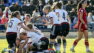 Noch ein Sieg fürs EM-Halbfinale: Jubeln die U 17-Juniorinnen auch gegen Tschechien? © UEFA