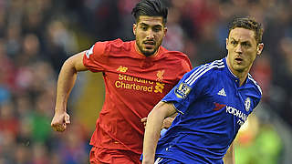 Emre Can's Liverpool side earned a last-gasp draw against Chelsea © AFP/Getty Images