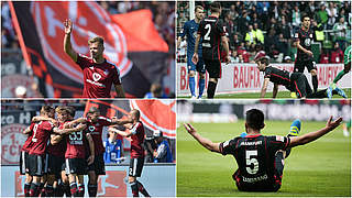 Duell um die Bundesliga: Eintracht Frankfurt spielt gegen 1. FC Nürnberg in der Relegation © Getty/DFB