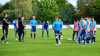 Bereiten sich auf zwei Niederlande-Länderspiele vor: die U 15-Junioren in Ostfriesland © Thomas Barth - festbrennbar.de