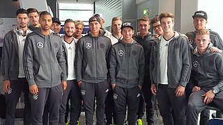 Ohne Nadiem Amiri, aber mit großer Vorfreude nach Ascona: die deutsche U 20 © DFB