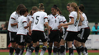 U 15-Juniorinnen Testspiel in Flöha: Deutschland besiegt Tschechien mit 5:0 (3:0). © 2016 Getty Images