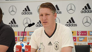 Optimistisch hinsichtlich seiner Verletzung: Bastian Schweinsteiger © GES/Markus Gilliar