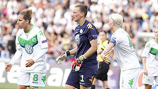 Wolfsburg's spine: Babett Peter, Almuth Schult and Nilla Fischer © imago/Action Plus