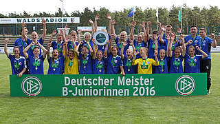 17 Endspiele, 13 Teilnahmen, elf Siege: die B-Juniorinnen des 1. FFC Turbine Potsdam © 2016 Getty Images
