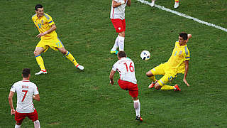 Torschütze zur polnischen Führung gegen die Ukraine: Jakub Blaszczykowski (Nr. 16) © 2016 Getty Images