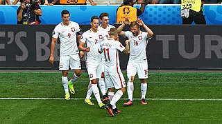 Das erste Team im EURO-Viertelfinale: Polen © 2016 Getty Images