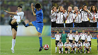Bronze bei den Olympischen Spielen 2008 durch ein 2:0 gegen Japan: Krahn (l.) und Co. © imago/DFB