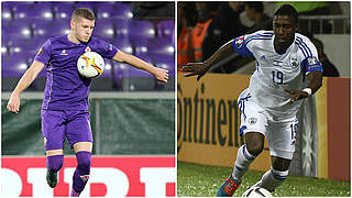 Zugänge in Frankfurt: Angreifer Rebic (l.) und Linksverteidiger Tawatha (r.) © Getty Images/DFB