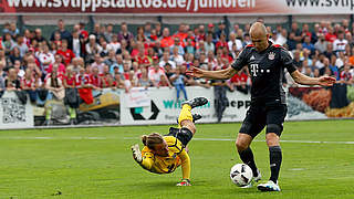 Knapper Testspielsieg: Die Bayern gewinnen in Lippstadt 4:3 © 2016 Getty Images