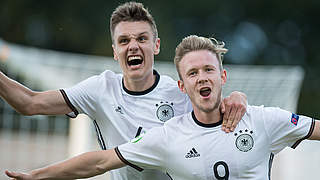 Erster Sieg im dritten Spiel bei der Heim-EM: Deutschland schlägt Österreich 3:0 © 2016 Getty Images