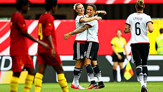 Von den Fans zur Spielerin des Spiels gewählt: Alexandra Popp (M.) © 2016 Getty Images