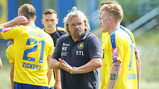 Kann mit der Leistung seiner Schützlinge zufrieden sein: Lok Leipzig-Trainer Heiko Scholz © imago/Picture Point