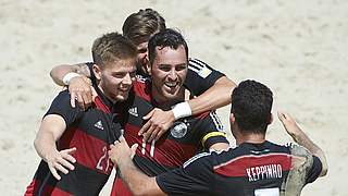 EM-Endrunde: Zum Auftakt trifft das deutsche Team auf Spanien © Lea Weil/beachsoccer.com