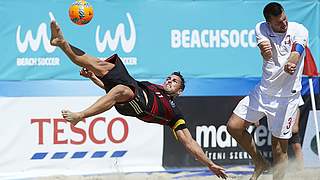 Spektakel im Sand: Die WM-Qualifikation im Beachsoccer steigt im italienischen Jesolo © Lea Weil/beachsoccer.com