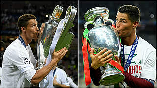 Champions-League-Sieger und Europameister: Cristiano Ronaldo © GettyImages/DFB