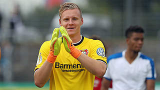 Bleibt der Werkself treu: DFB-Keeper Bernd Leno © 2016 Getty Images