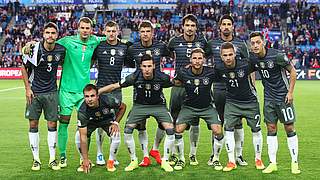 Rückt vorbei an Kolumbien auf Position drei vor: die deutsche Nationalmannschaft © 2016 Getty Images