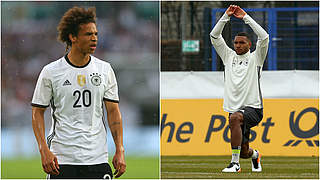 Leroy Sané (left) and Jonathan Tah (right) are back with the U21s after time in the senior team.  © Getty Images