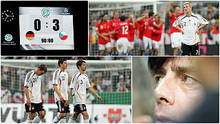 Schlimmer war's nimmer: Gegen Tschechien kassiert Löw (u.r.) seine höchste Niederlage © Getty/DFB