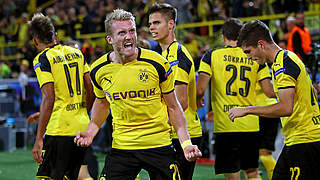 Neuer Vereinsrekord: Dortmund hofft, das 25. Heimspiel in Folge ungeschlagen zu bleiben © 2016 Getty Images