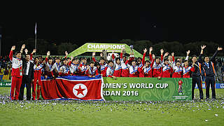 Grenzenloser Jubel: Nordkorea holt den WM-Titel © FIFA via Getty Images