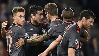 Spiel gedreht: Bayern steht im Achtelfinale der Champions League © 2016 Getty Images
