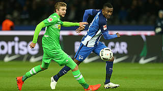 Matchwinner für Hertha BSC: Salomon Kalou (r.) macht den Dreierpack perfekt © 2016 Getty Images