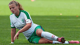 Erster Rückschlag der Saison: Spitzenreiter Werder Bremen und Alina Böttjer © imago/foto2press