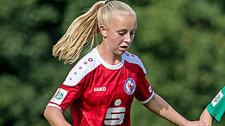 Torschützin des Tages: Potsdams U 17-Nationalspielerin Caroline Siems © imago/foto2press