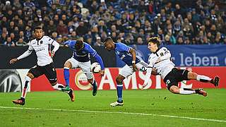 Schalke's 2-0 win over Nice saw them keep their 100% record in the group stages. © Getty Images