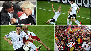 Der letzte Sieg: Bei der EM 2012 gewinnt das DFB-Team in der Vorrunde 2:1 © GettyImages/DFB