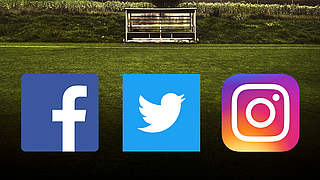 Der DFB informiert seine User auch auf Facebook, Twitter und Instagram © DFB