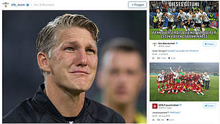 Emotionen auch im Netz: DFB.de präsentiert die besten Posts des Jahres 2016 © DFB