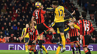 3:3 in Bournemouth: Arsenal holt dank Olivier Giroud (Nr. 12) ein Remis © Getty Images