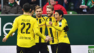 Andre Schürrle scored after five minutes to give Dortmund the lead  © 2017 Getty Images