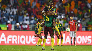 Freudentaumel: Kamerun feiert den Gewinn des Afrika-Cups © 2017 Getty Images