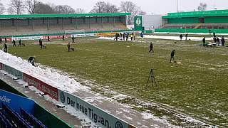 Gemeinsam stark: Durch die Hilfe der Fans konnte das Spiel in Lotte stattfinden © DFB