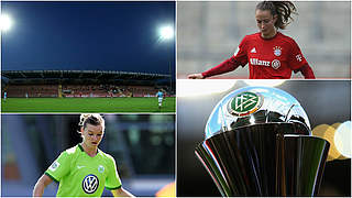 Meister gegen Pokalsieger im Grünwalder-Stadion: Der FC Bayern trifft auf Wolfsburg © Getty Images/Collage DFB