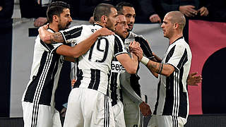 Sami Khedira celebrates Juventus' second goal. © Getty Images